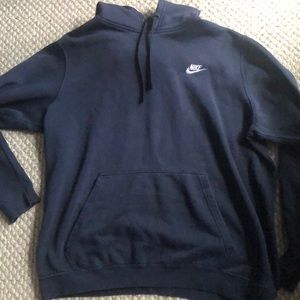 Nike navy blue hoodie